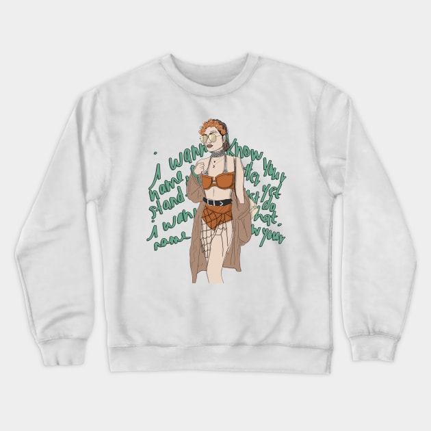 Amora Crewneck Sweatshirt by aubdesigns